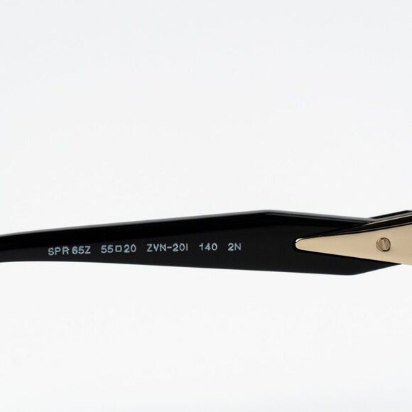 NEW Prada PR65ZS ZVN20I Pale Gold Purple Brown Oval Metal Unisex Sunglasses - Picture 9 of 11